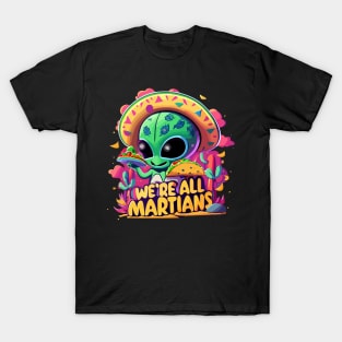 Alien Taco Tees: Mexican Martian T-Shirt